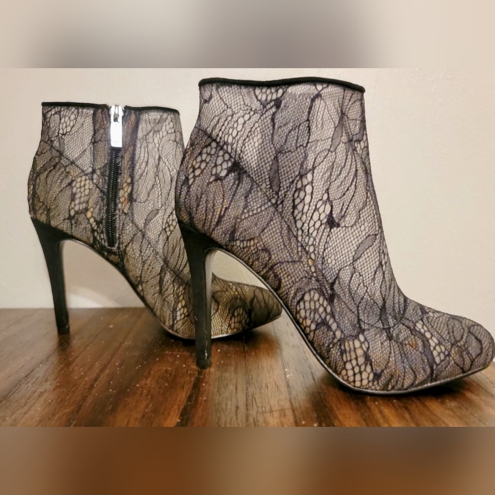 Jessica Simpson Lace Booties. Sexy!